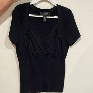 Black Knit Top size S Petite